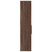 vidaXL Credenza Rovere Marrone 70x42,5x185 cm in Legno Multistrato