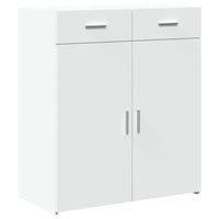 Credenza Bianca 80x42,5x93 cm in Legno Multistrato 3281469
