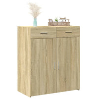 Credenza-Buffet-Armadio da cucina Rovere Sonoma 80x42,5x93 cm in Legno Multistrato 605056