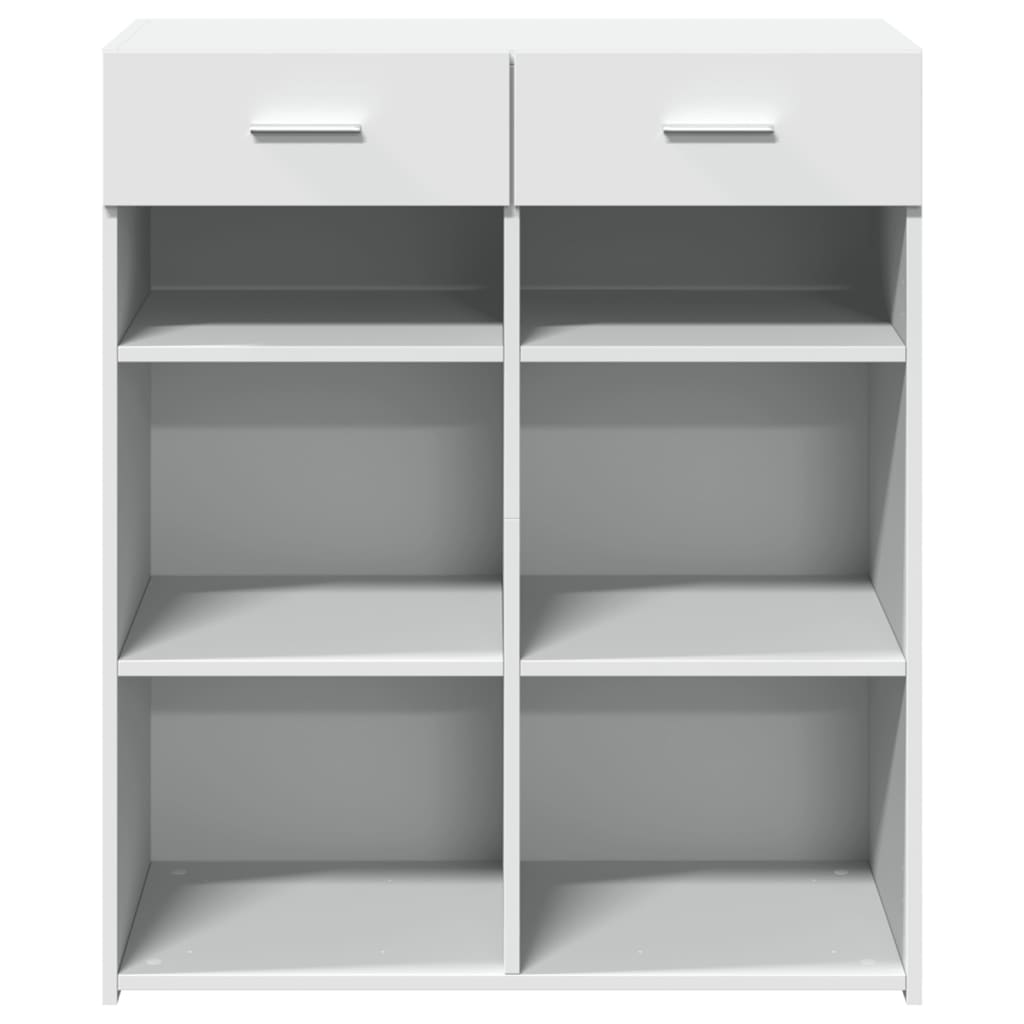 Credenza Bianca 80x42,5x93 cm in Legno Multistrato 3281476