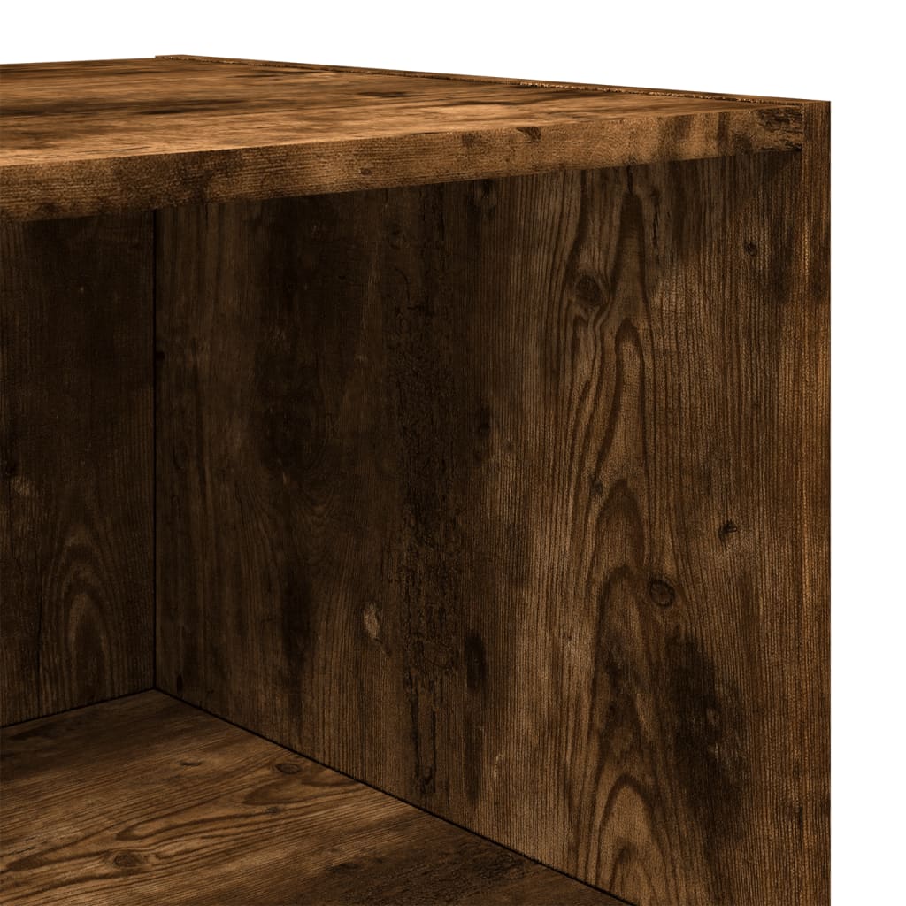 vidaXL Credenza Rovere Fumo 45x41x185 cm in Legno Multistrato