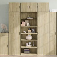 vidaXL Credenza Rovere Sonoma 70x41x185 cm in Legno Multistrato
