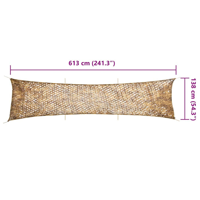 Rete Mimetica con Custodia di Conservazione 613x138 cm Sabbia 4008241