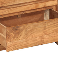 Cassettiera 55x33x75 cm in Legno Massello di Acacia 4008894