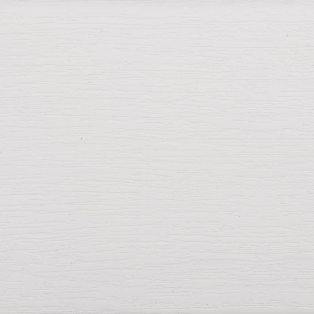 Panchina da Giardino Bianca 110x52x71 cm in Polipropilene 4009379