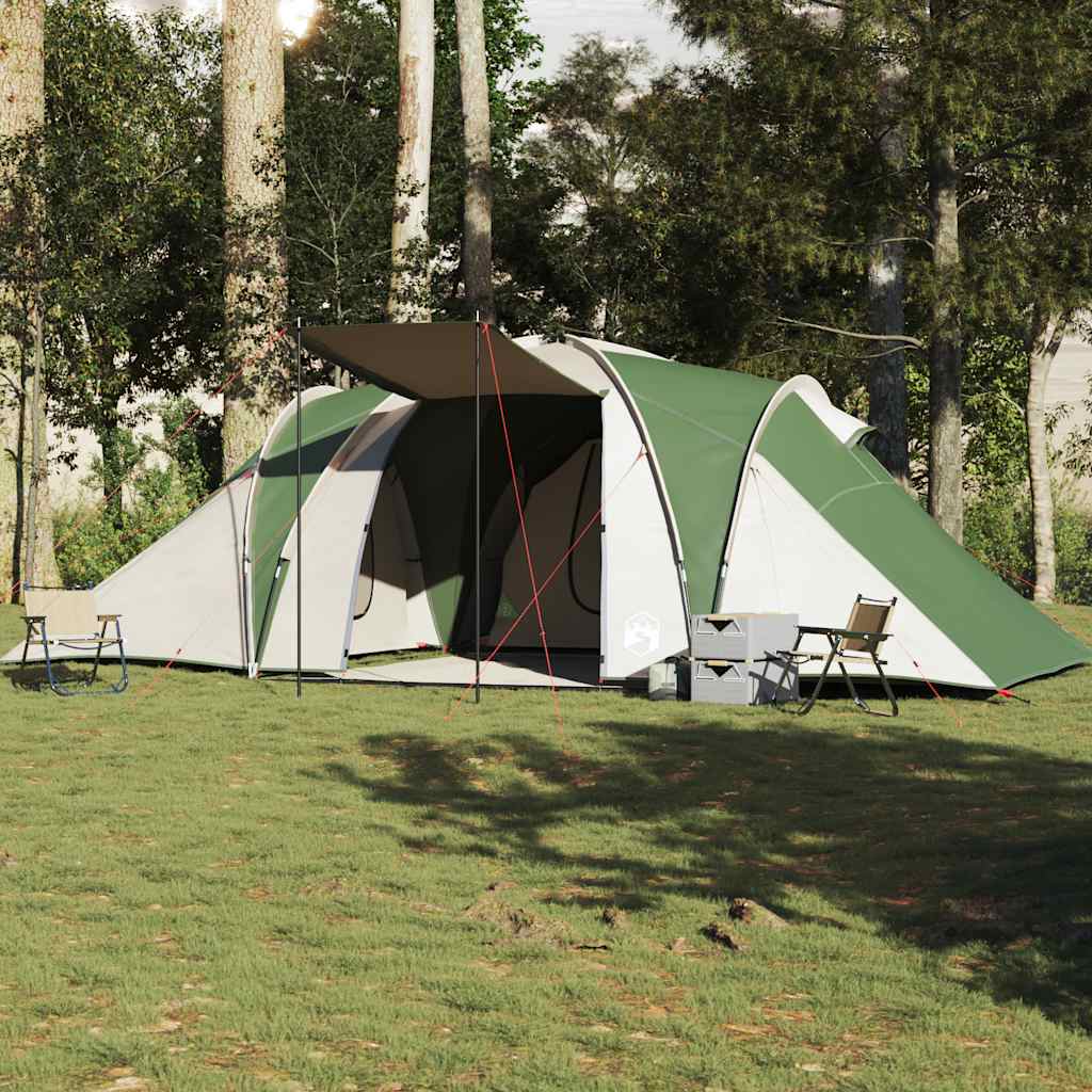 Tenda da Campeggio a Cupola per 6 Persone Verde Impermeabile 4009386