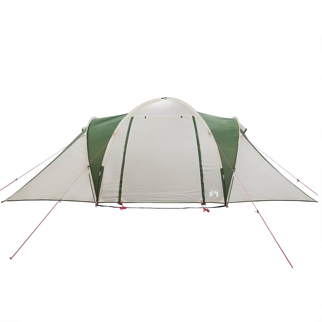 Tenda da Campeggio a Cupola per 6 Persone Verde Impermeabile