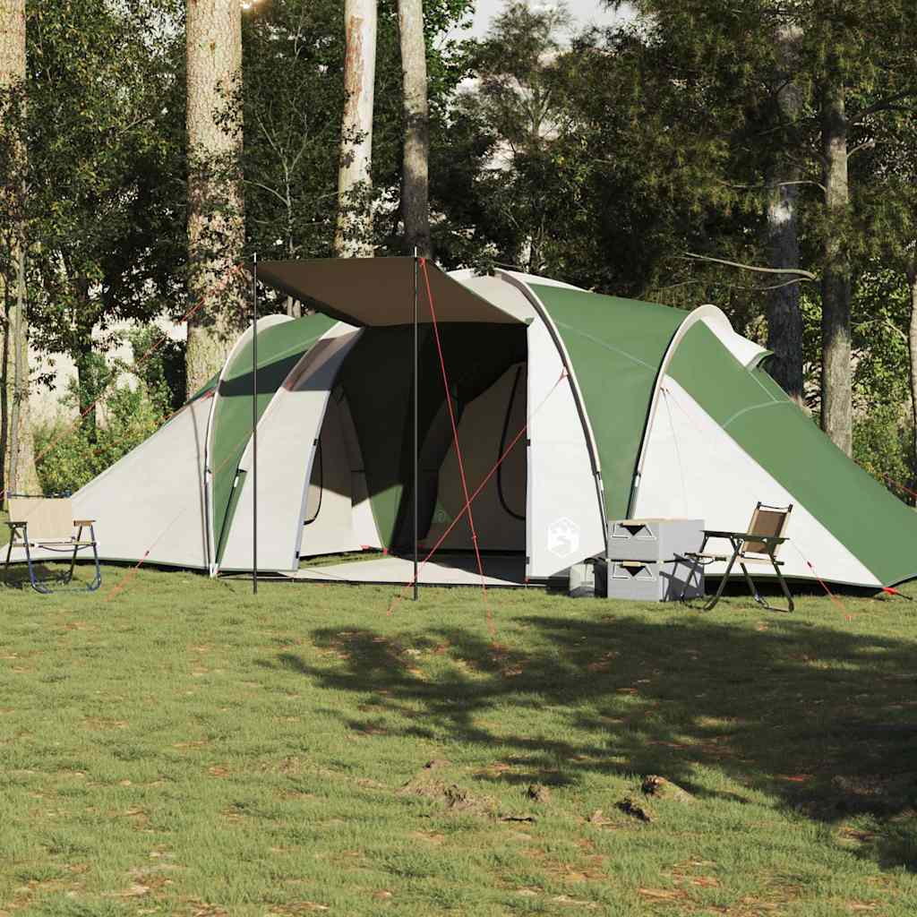 Tenda da Campeggio a Cupola per 6 Persone Verde Impermeabile 4009386