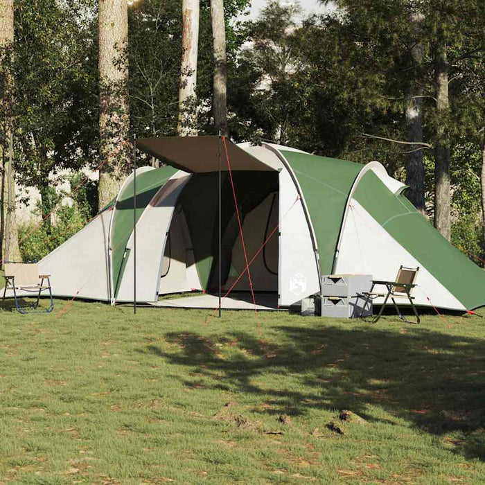 Tenda da Campeggio a Cupola per 6 Persone Verde Impermeabile 4009386
