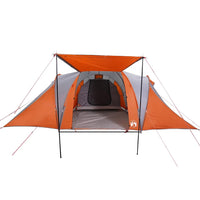 Tenda da Campeggio a Cupola 6 Persone Grigio e Arancione 4009388