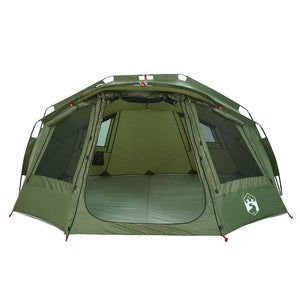 Tenda da Pesca per 5 Persone Verde Oliva Impermeabile 4009389