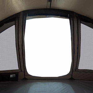 Tenda da Pesca per 5 Persone Marrone Impermeabile