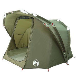 Tenda da Pesca per 4 Persone Verde Oliva Impermeabile 4009395