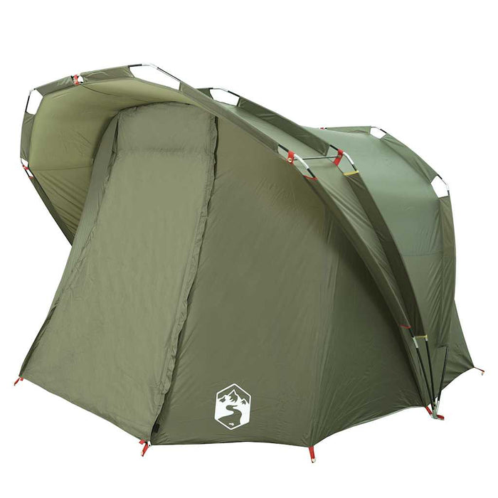 vidaXL Tenda da Pesca per 4 Persone Verde Oliva Impermeabile