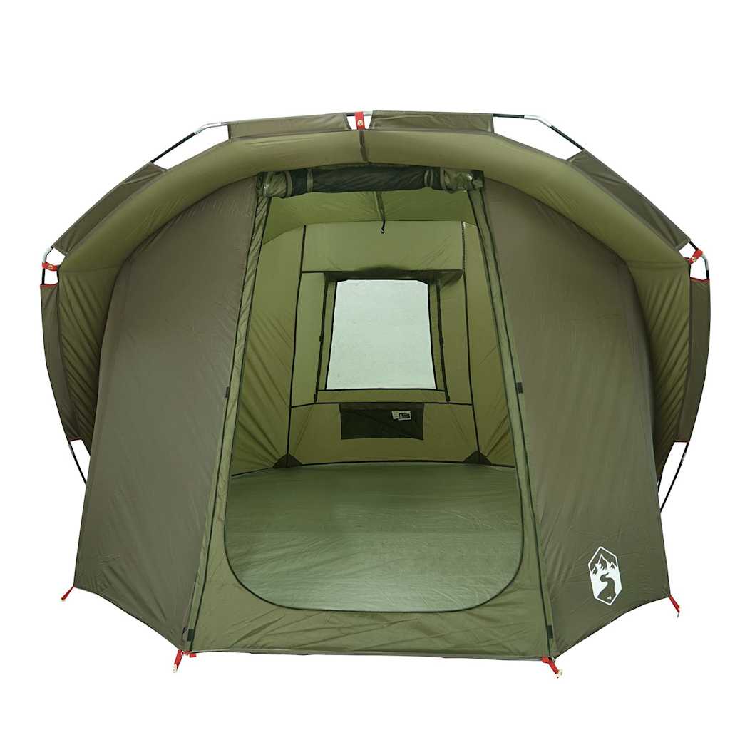 vidaXL Tenda da Pesca per 4 Persone Verde Oliva Impermeabile