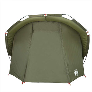 vidaXL Tenda da Pesca per 4 Persone Verde Oliva Impermeabile