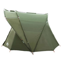 Tenda da Pesca per 4 Persone Verde Oliva Impermeabile 4009395