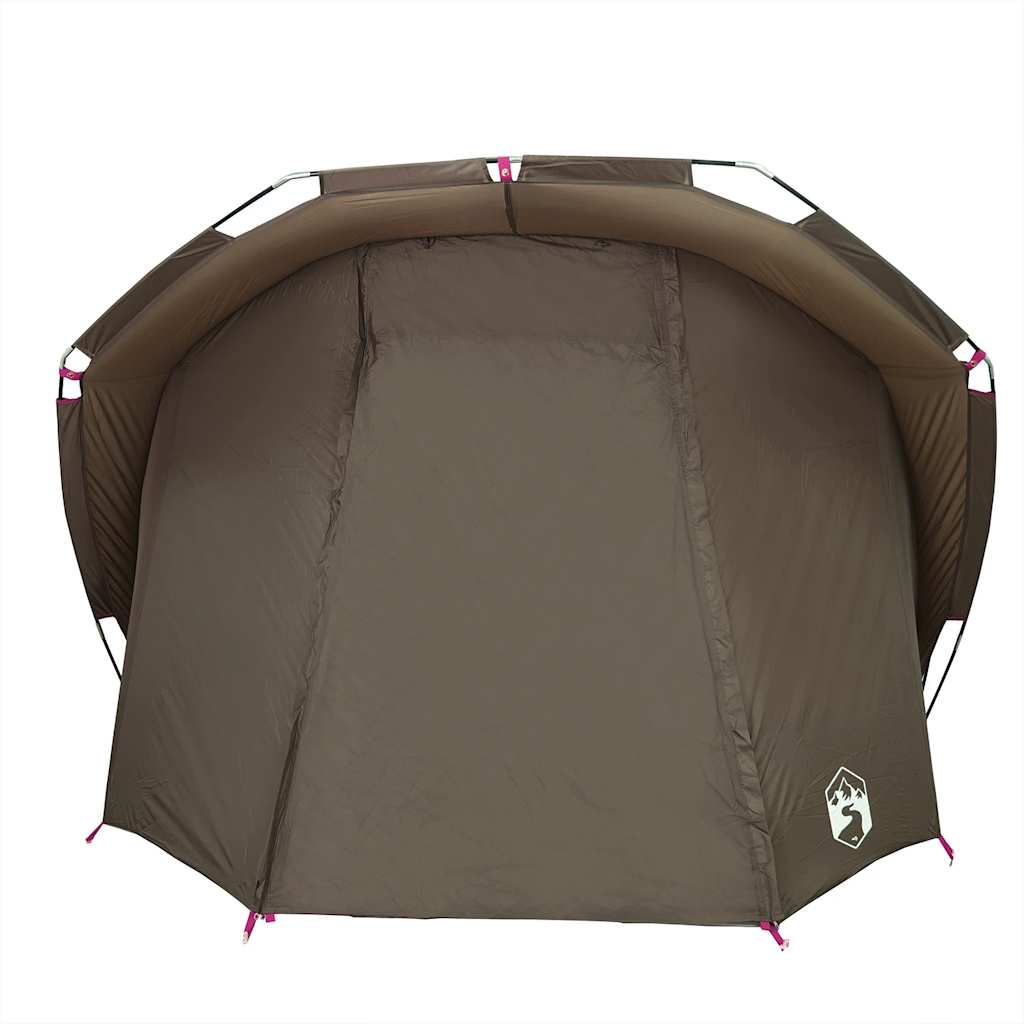 Tenda da Pesca per 4 Persone Marrone Impermeabile 4009396
