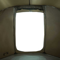 vidaXL Tenda da Pesca per 4 Persone Marrone Impermeabile