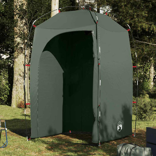 vidaXL Tenda da Doccia Verde Oliva Impermeabile