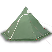 vidaXL Tenda da Campeggio Tipi per 5 Persone Verde Impermeabile