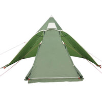 Tenda da Campeggio Tipi per 5 Persone Verde Impermeabile 4009407