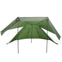 vidaXL Tenda da Campeggio Tipi per 5 Persone Verde Impermeabile