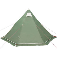 vidaXL Tenda da Campeggio Tipi per 5 Persone Verde Impermeabile