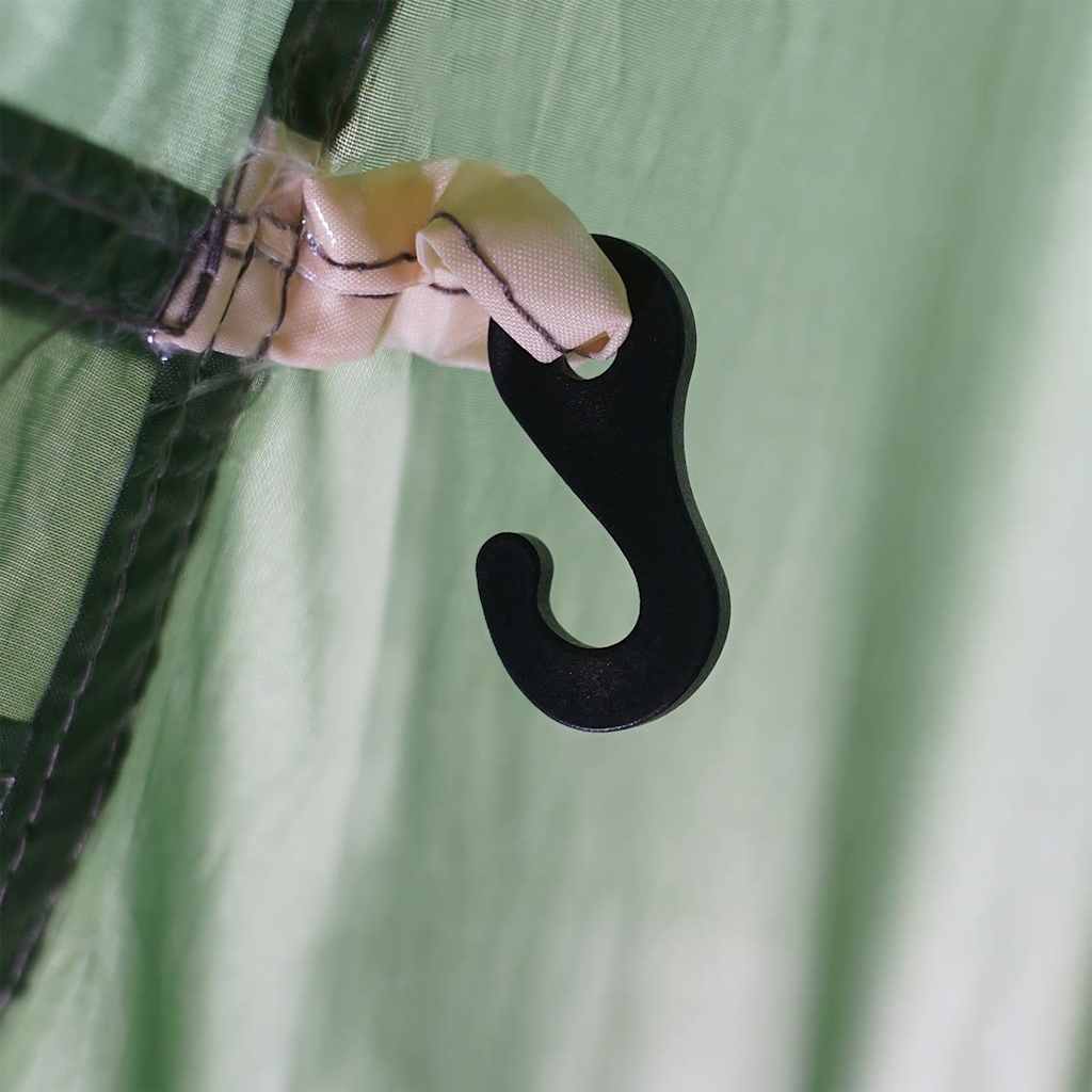 vidaXL Tenda da Campeggio Tipi per 5 Persone Verde Impermeabile