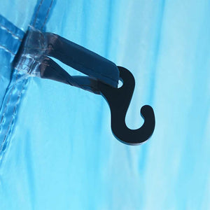 Tenda da Campeggio Tipi per 5 Persone Blu Impermeabile