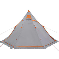 Tenda da Campeggio Tipi per 5 Persone Grigia Impermeabile 4009409