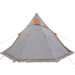 Tenda da Campeggio Tipi per 5 Persone Grigia Impermeabile 4009409