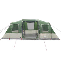 Tenda da Campeggio a Tunnel per 4 Persone Verde Impermeabile 4009410