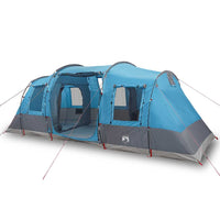 Tenda da Campeggio a Tunnel per 4 Persone Blu Impermeabile 4009411
