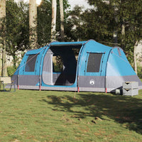 Tenda da Campeggio a Tunnel per 4 Persone Blu Impermeabile 4009411