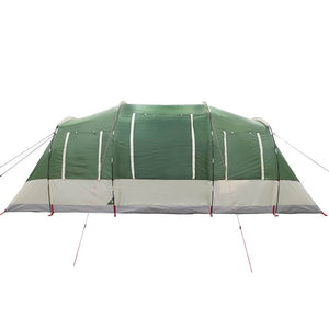 Tenda Familiare a Tunnel per 6 Persone Verde Impermeabile 4009416