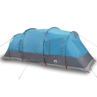 Tenda Familiare a Tunnel per 6 Persone Blu Impermeabile 4009417