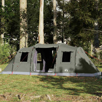 Tenda Familiare a Tunnel per 6 Persone Verde Oliva Impermeabile 4009419