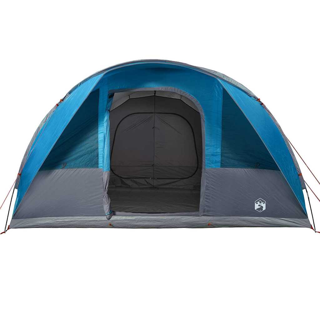 Tenda da Campeggio a Tunnel per 5 Persone Blu Impermeabile 4009423