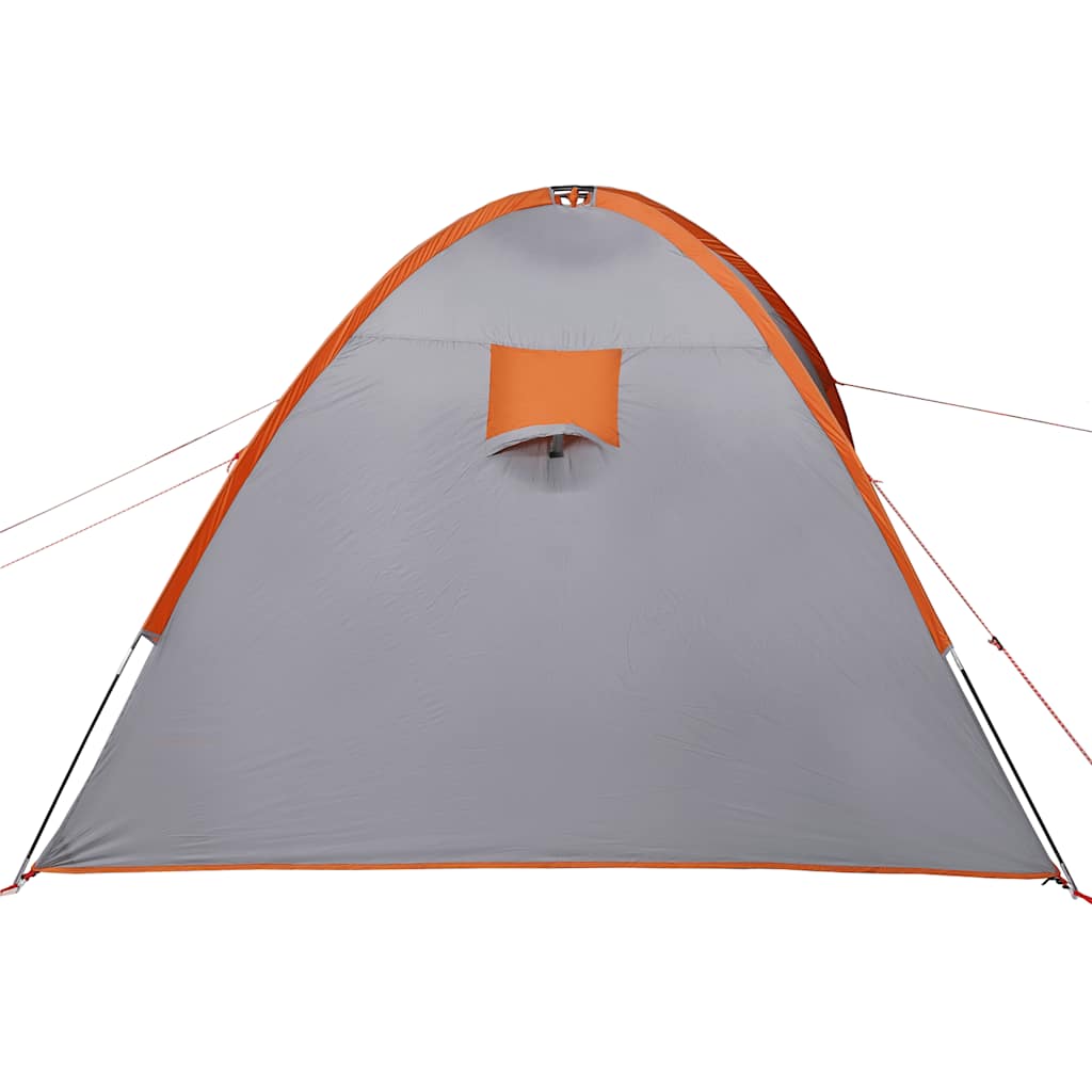 Tenda da Campeggio a Cupola 8 Persone Grigio e Arancione 4009430