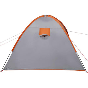 Tenda da Campeggio a Cupola 8 Persone Grigio e Arancione 4009430