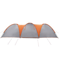 Tenda da Campeggio a Cupola 8 Persone Grigio e Arancione 4009430