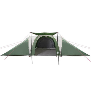 vidaXL Tenda da Campeggio a Cupola per 6 Persone Verde Impermeabile
