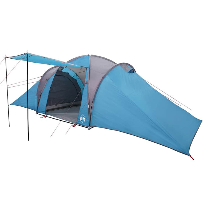 Tenda da Campeggio a Cupola per 4 Persone Blu Impermeabile 4009432