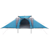 vidaXL Tenda da Campeggio a Cupola per 4 Persone Blu Impermeabile
