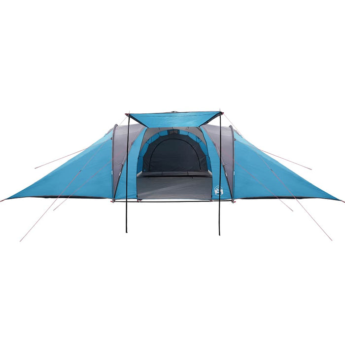 vidaXL Tenda da Campeggio a Cupola per 4 Persone Blu Impermeabile