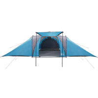 Tenda da Campeggio a Cupola per 4 Persone Blu Impermeabile 4009432