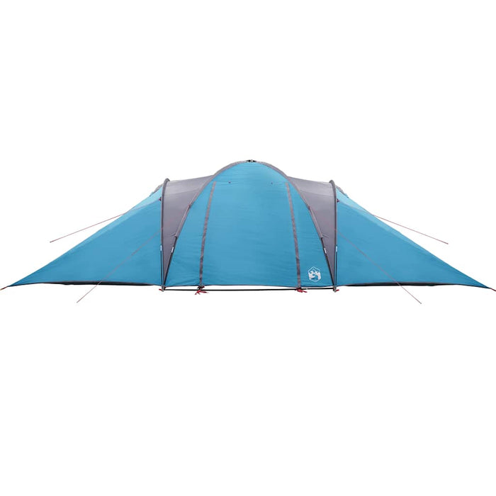 vidaXL Tenda da Campeggio a Cupola per 4 Persone Blu Impermeabile