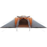 vidaXL Tenda da Campeggio a Cupola 6 Persone Grigio e Arancione