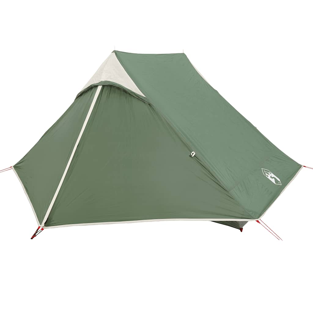 Tenda da Campeggio per 2 Persone Verde Impermeabile 4009434